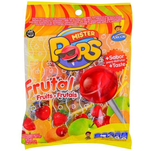 Chupetín MISTER POP FRUTAL7790580252809